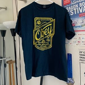 OBEY Navy Tee